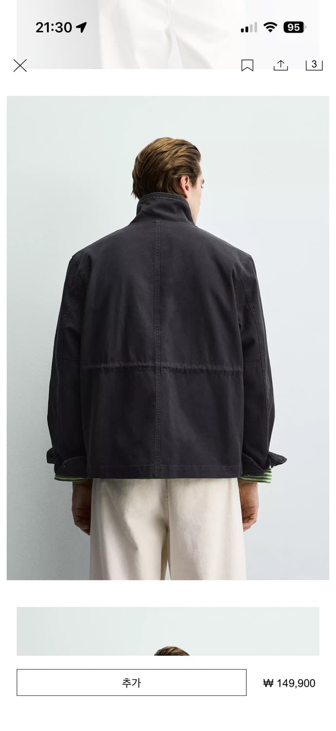 코튼 레귤러핏 파카 상품이미지6