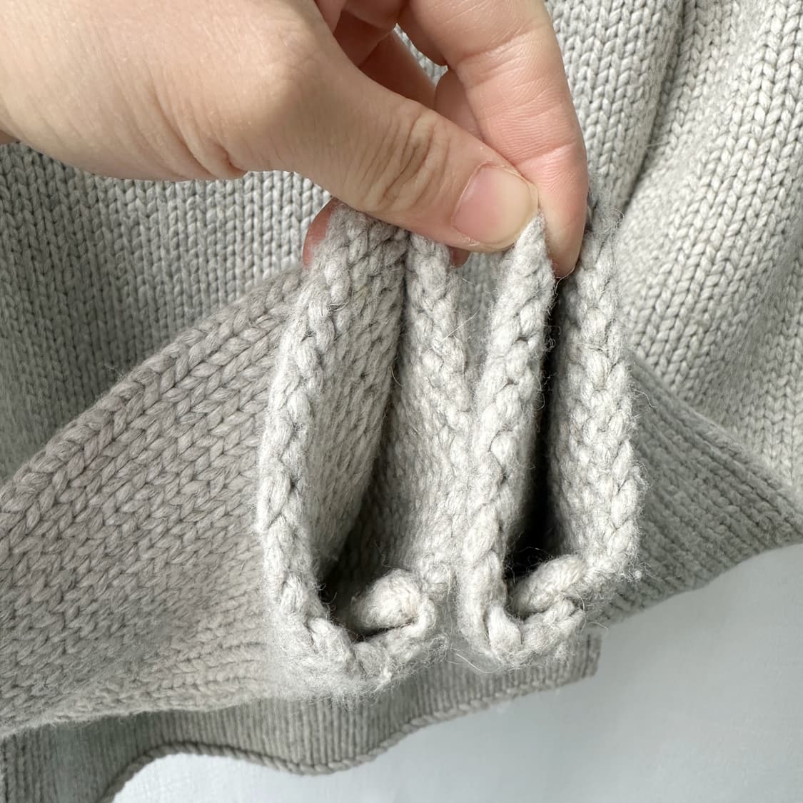 헬무트랭 비스코스 알파카 혼방 터틀넥 니트 그레이 000사이즈 상품이미지5