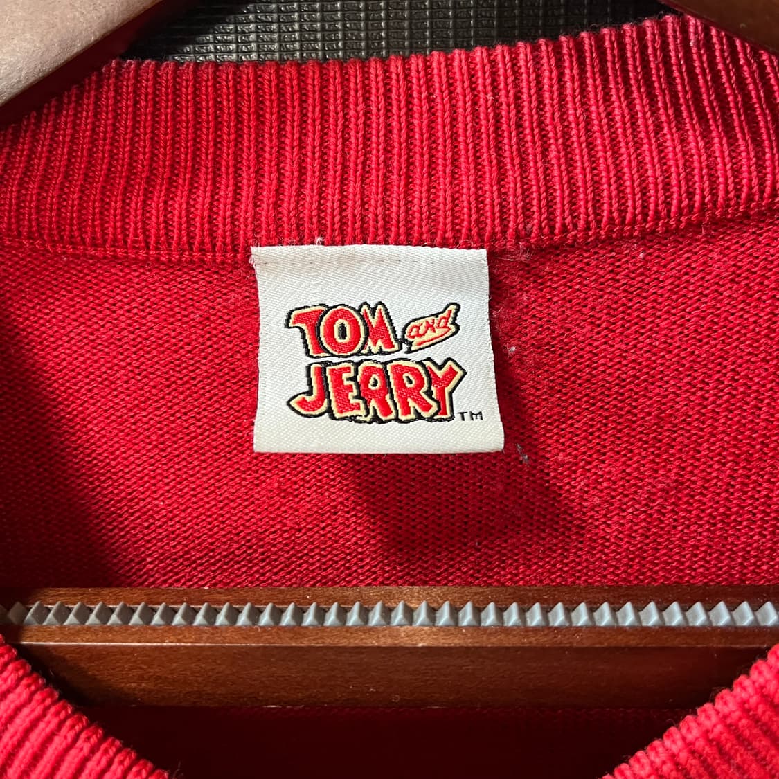 90s 아카이브 톰과 제리 그래픽 니트 자카드 키치 상품이미지2