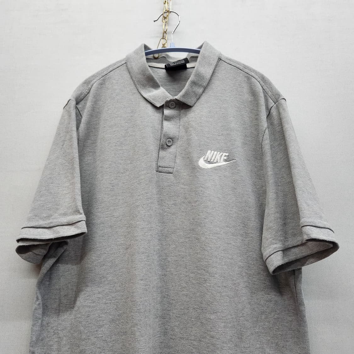 나이키 로고자수 반팔카라 XXL(XL) 상품이미지2