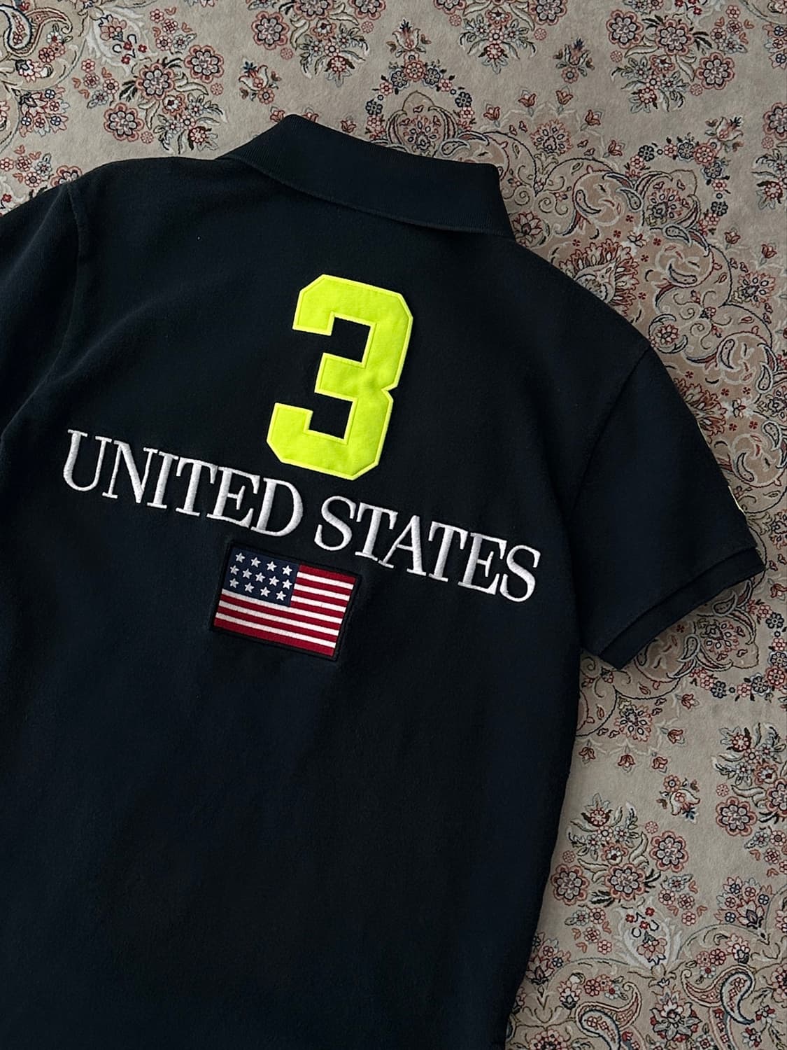 폴로 랄프로렌 USA 성조기 빅포니 카라티  상품이미지5