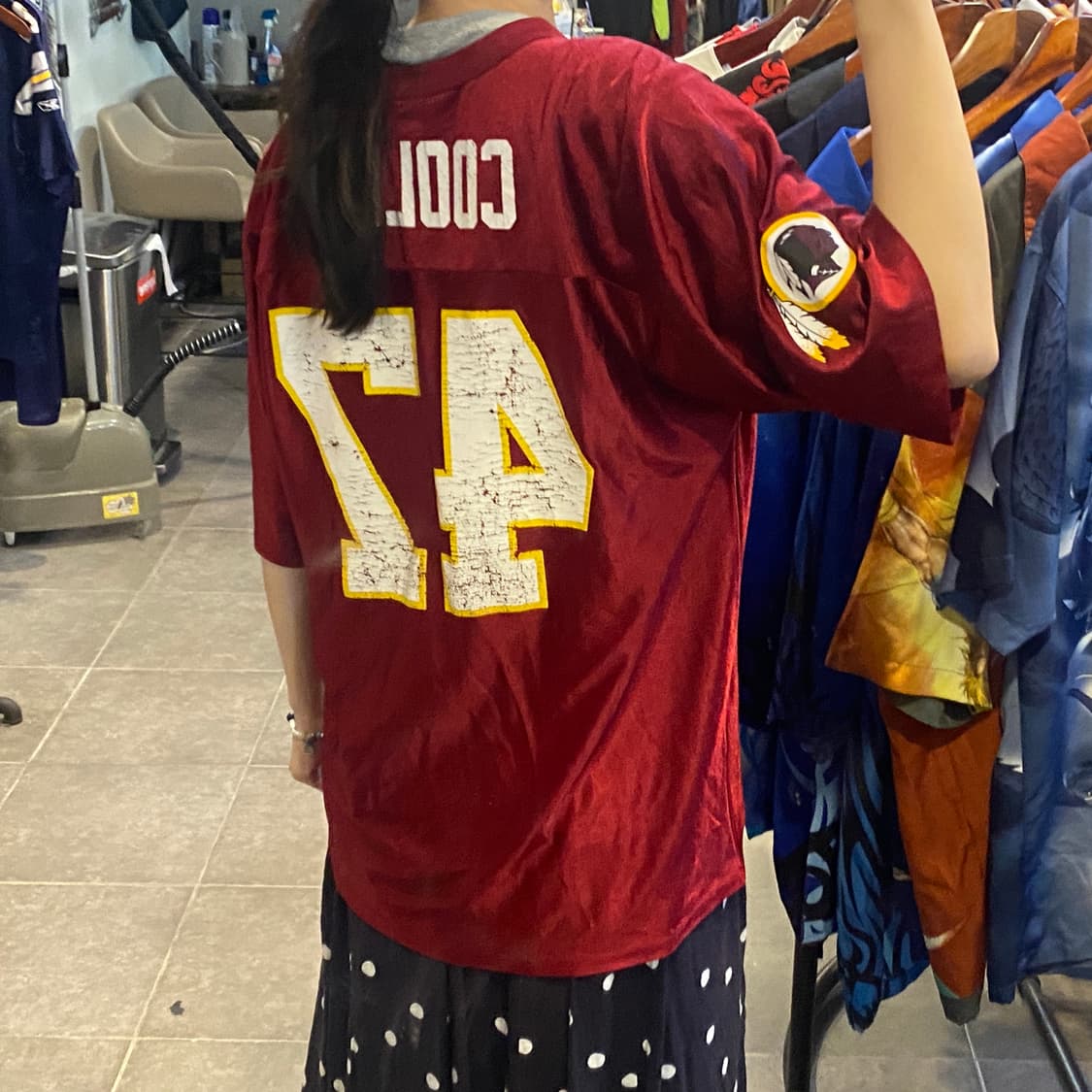 [NO.9] NFL 풋볼 져지 반팔티 레드 상품이미지5
