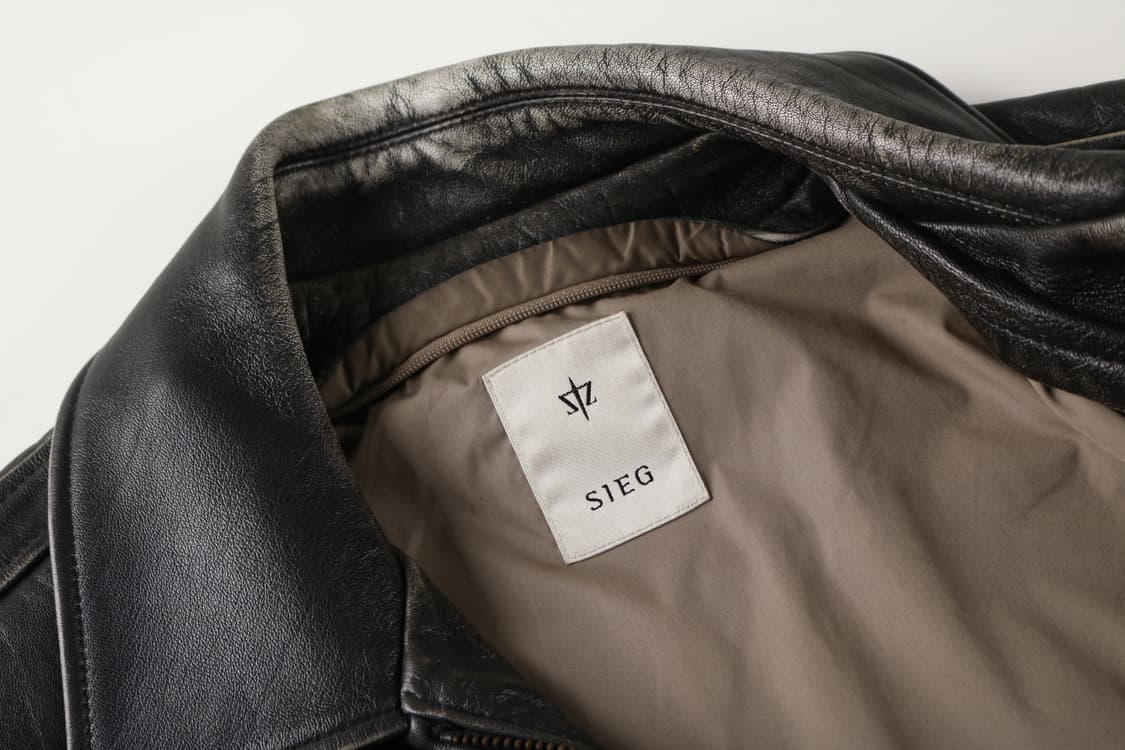 [M] 빈티지 지이크 싱글 레더 자켓 양가죽 상품이미지5