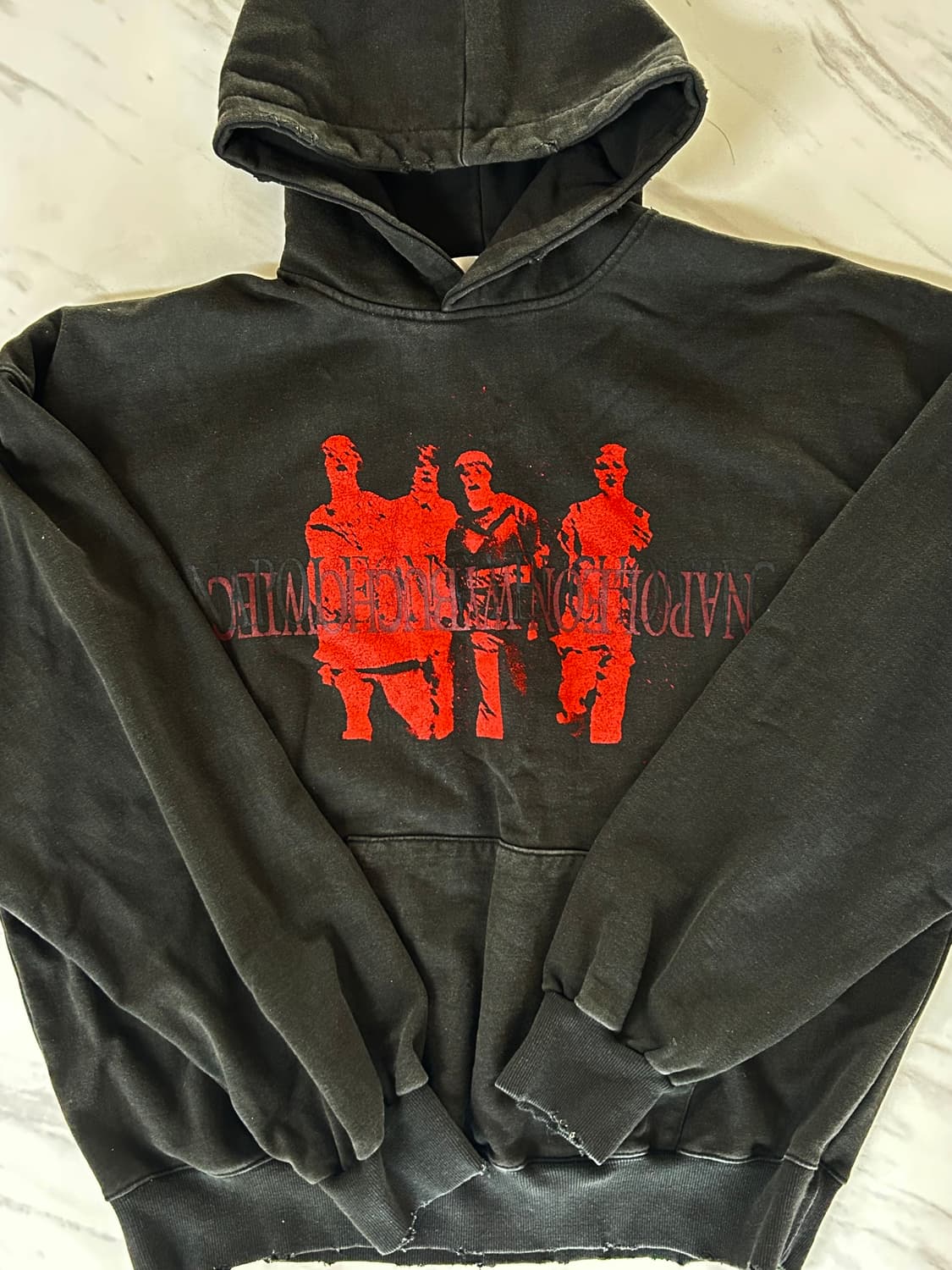 Undermycar 23ss Damage Washed Hoodie 2  상품이미지2