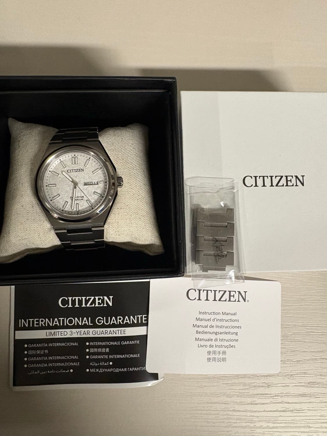 시티즌 젠신 aw0130-85a 스노우 상품이미지1