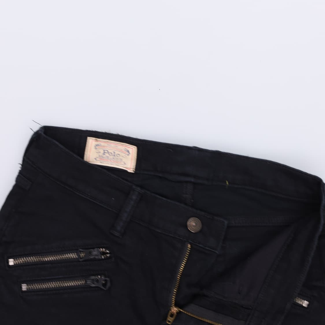 27 폴로 여성 블랙 일자데님 0430H 상품이미지3