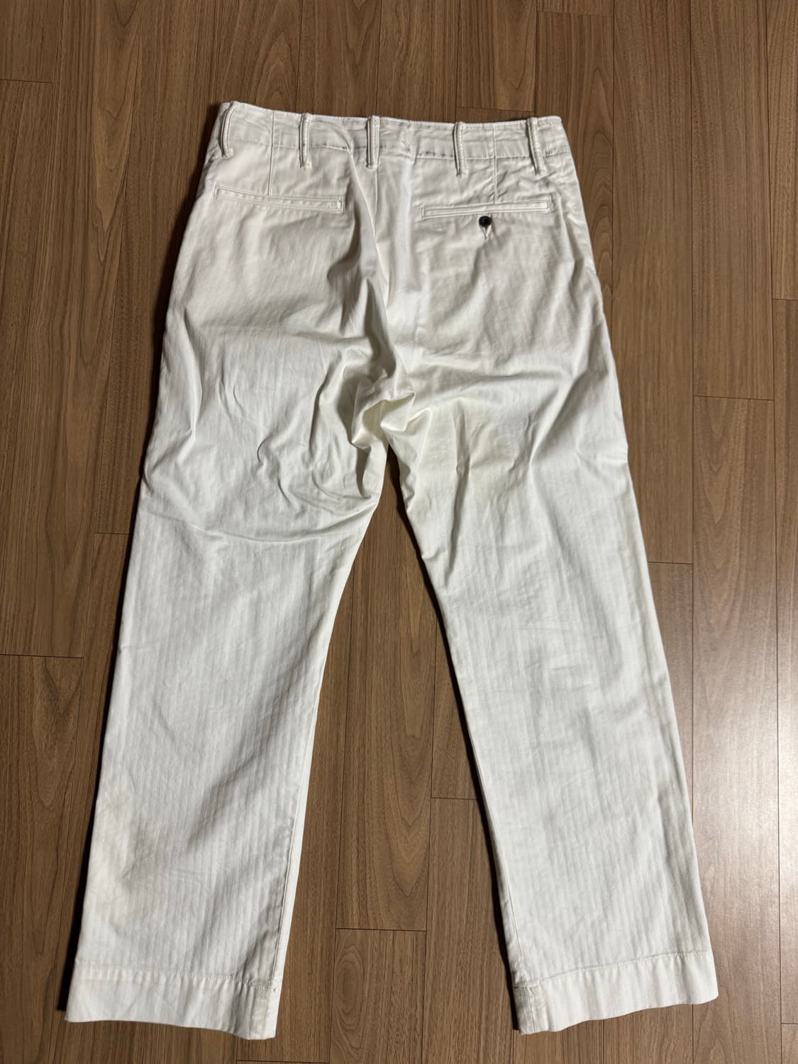 더블알엘(RRL) 헤링본 트윌 필드 팬츠 화이트 30/30 상품이미지4