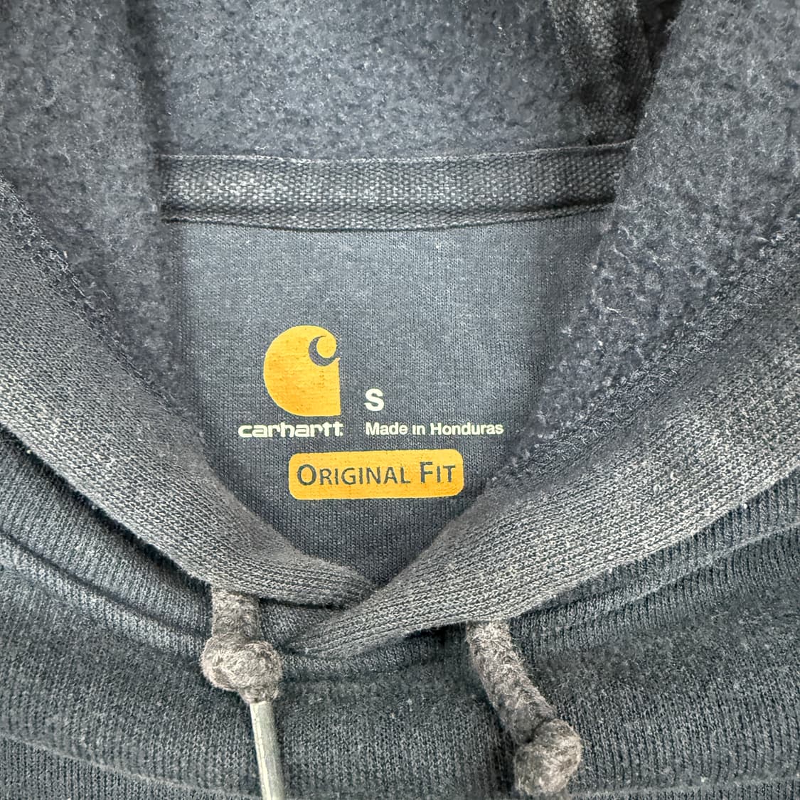 (M)칼하트 Carhartt 스펠 아웃 후드티셔츠(네이비) 상품이미지2