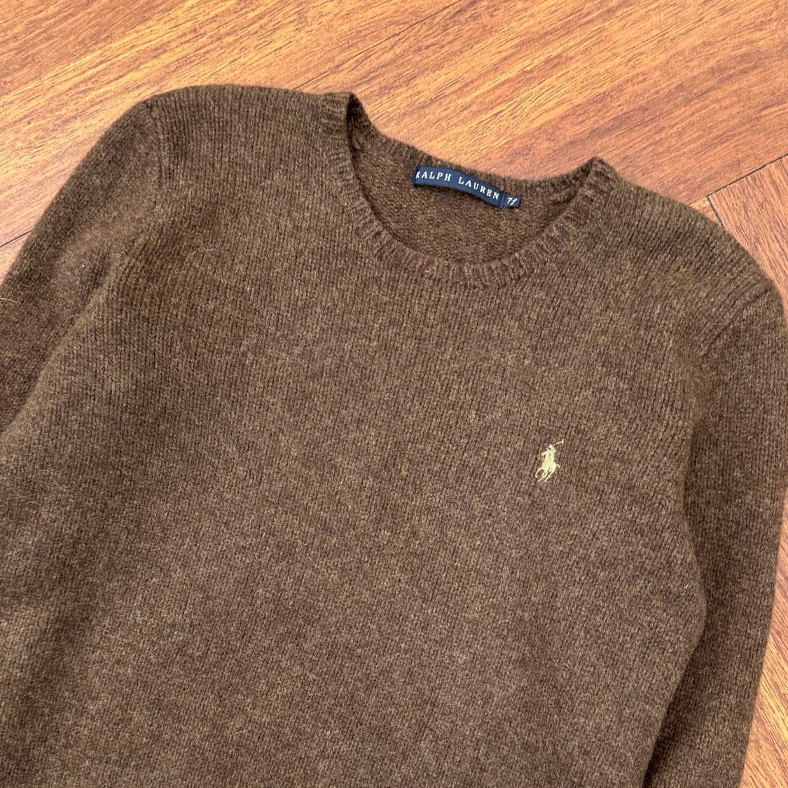 여성용 M~L 일본판 폴로 랄프로랜 라운드 니트  상품이미지3