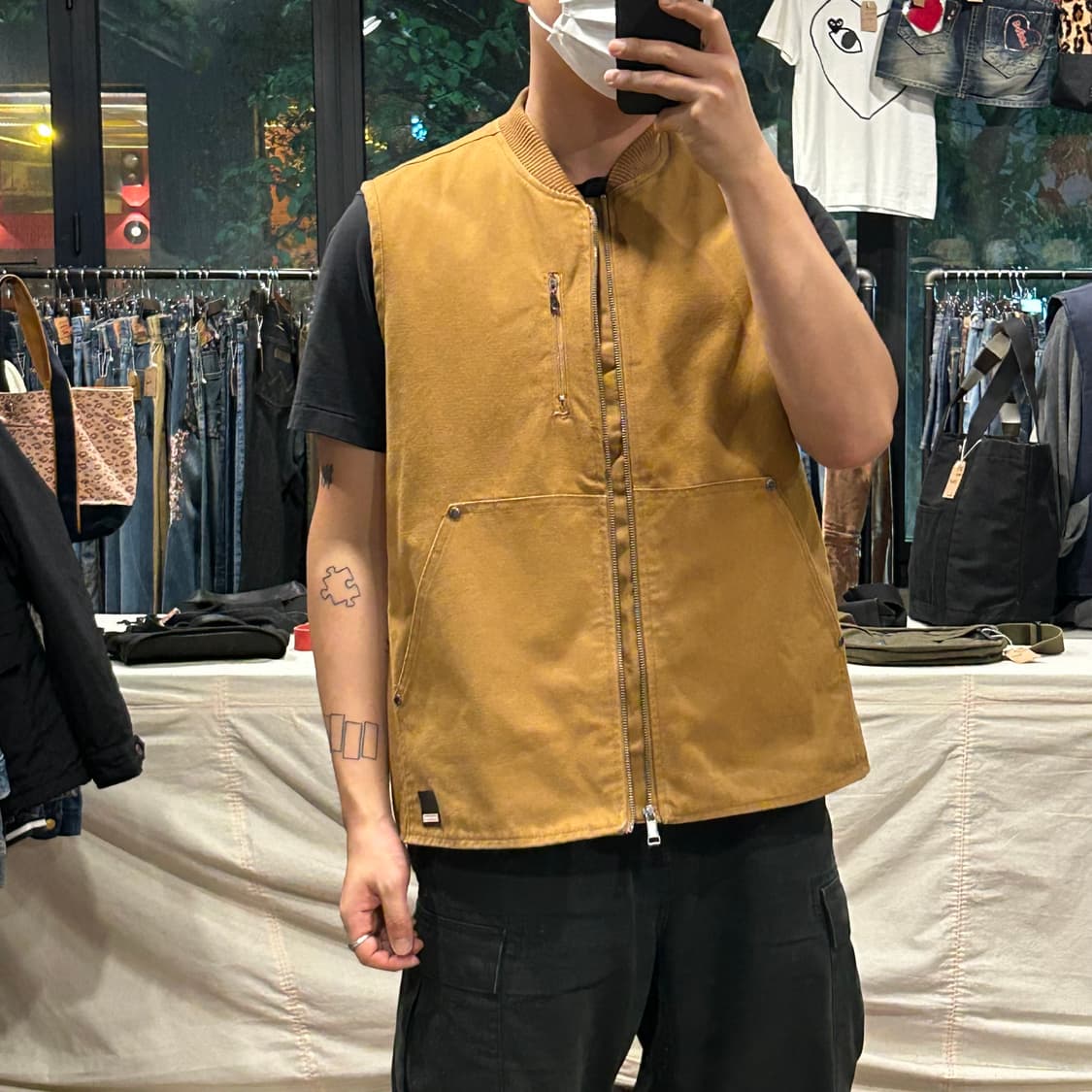 L) Craftsman 크래프트맨 USA 워크웨어 워크 베스트 조끼 상품이미지8