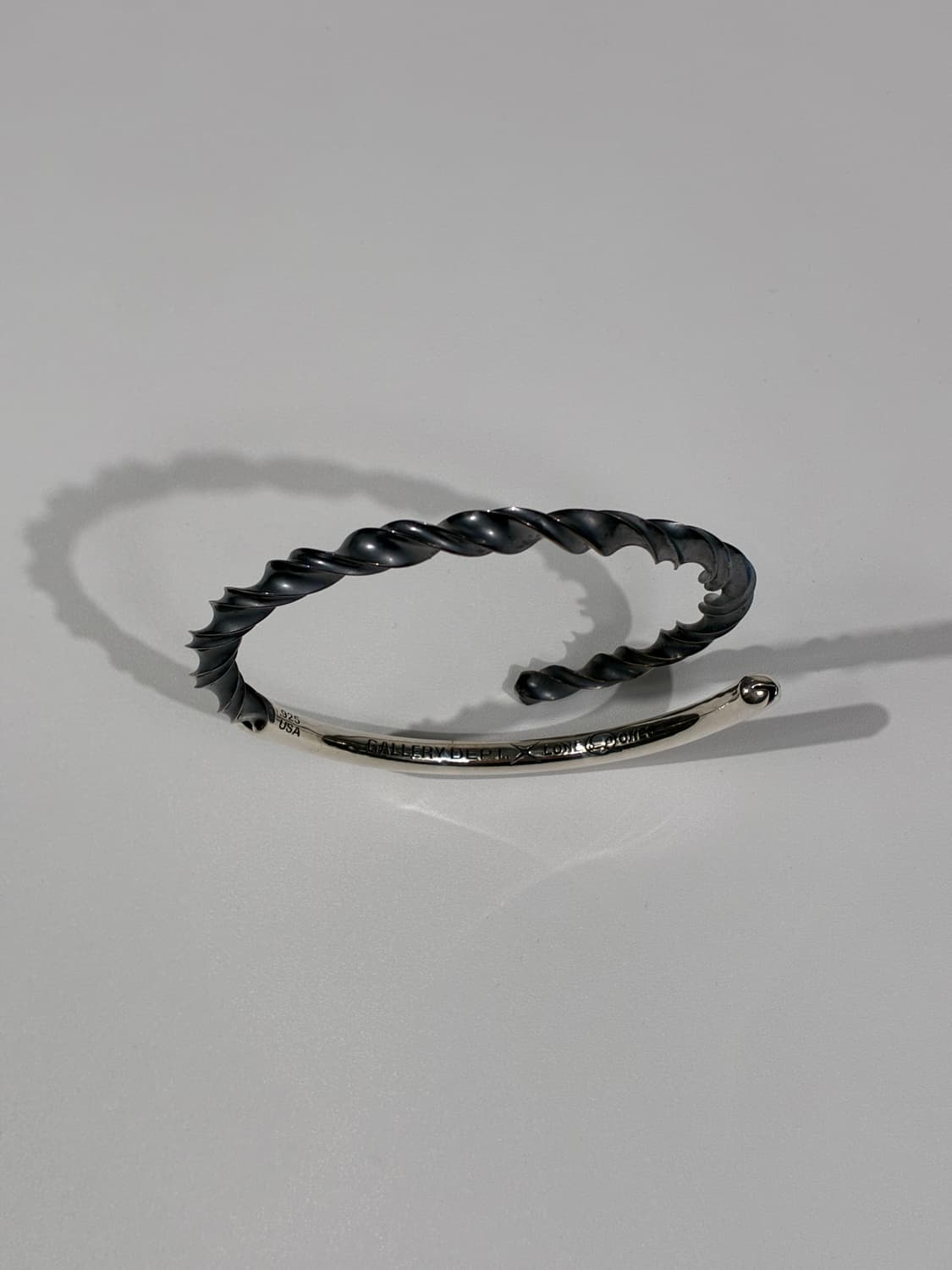 론원스 X 갤러리 디파트먼트 드릴 비트 커프 팔찌 925실버 상품이미지4