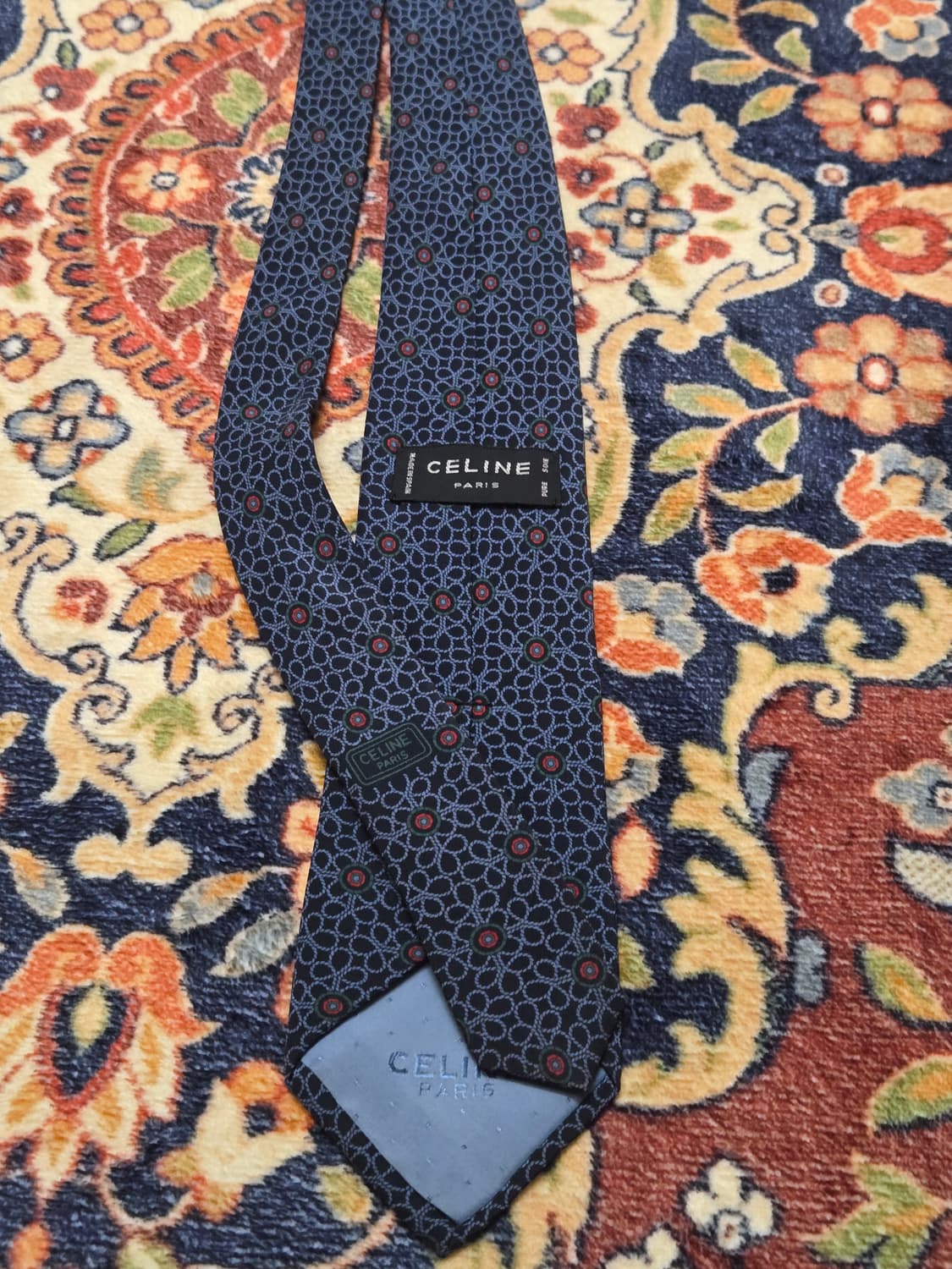 셀린느 CELINE 실크 클래식 패턴 넥타이 상품이미지4