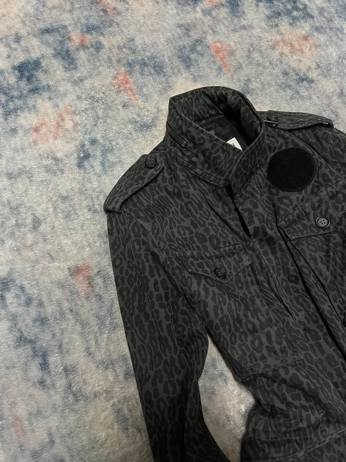 The editor leopard type M65 jacket 상품이미지2