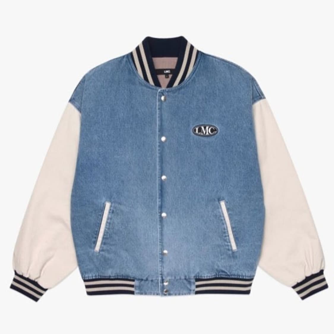 [M] LMC 엘엠씨 데님 바시티 자켓 상품이미지2