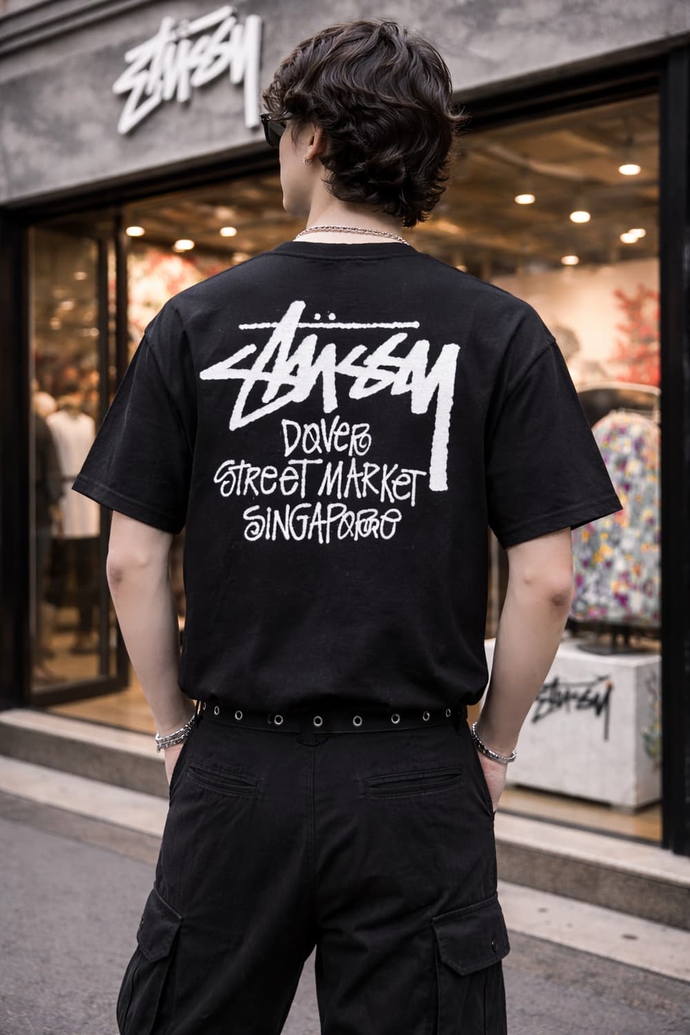🧢 Stüssy 스투시 Dover Street Market - 블랙 상품이미지1