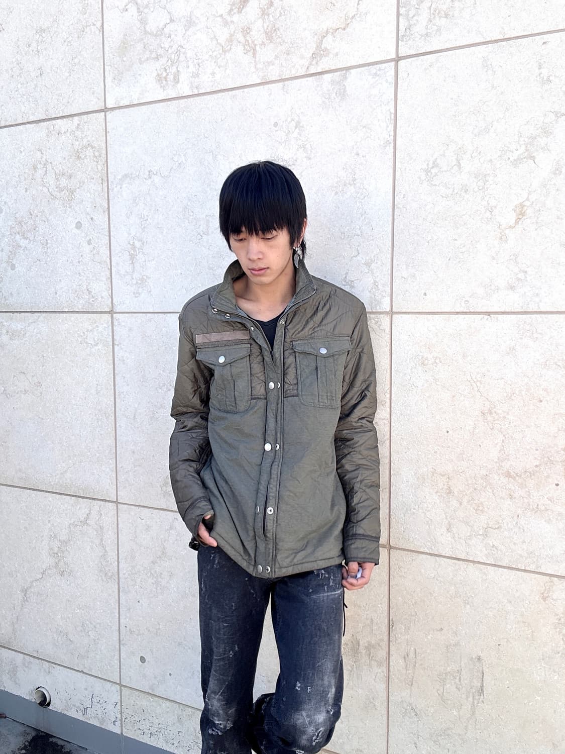 [G STAR RAW] Military Khaki Padded Jacke 상품이미지1