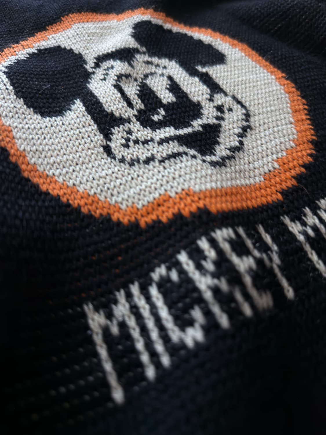 vtg Mickey mouse hand made boya knit  상품이미지3