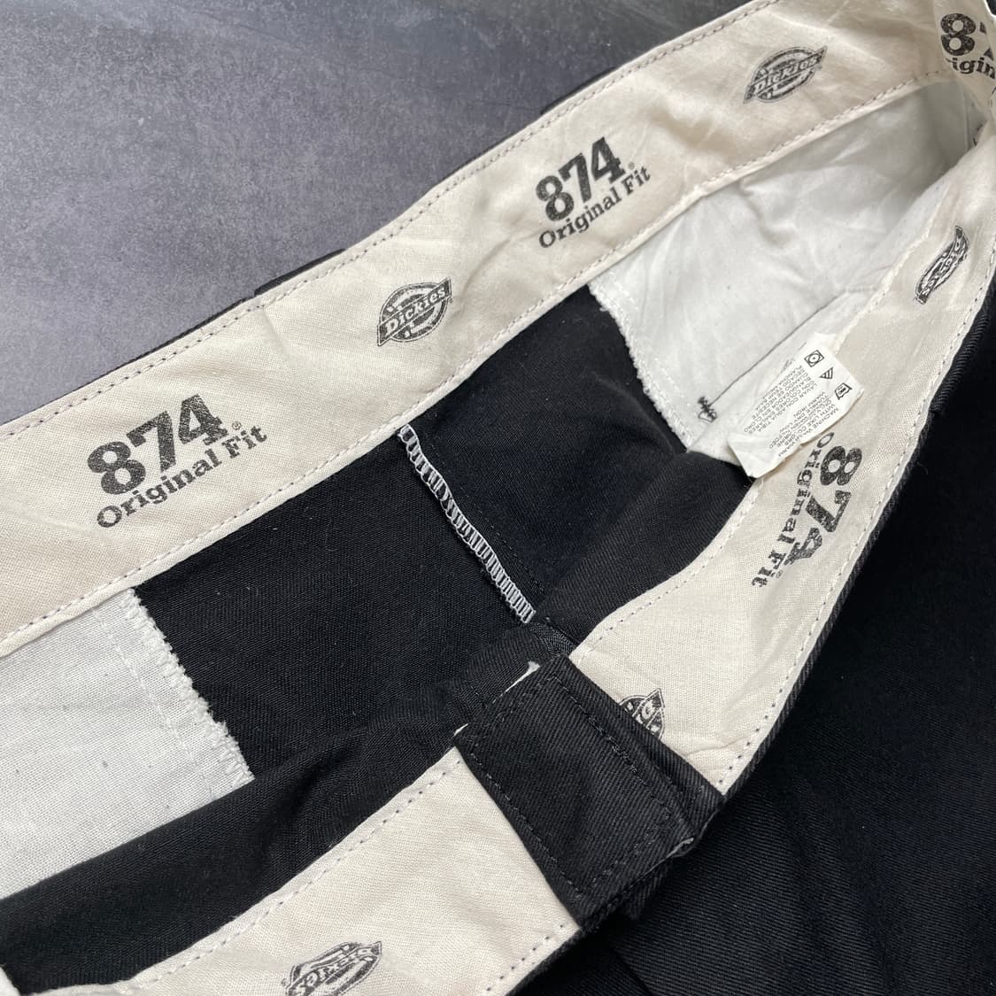 DICKIES 디키즈874 빈티지 블랙 워크 팬츠 A01054 상품이미지9