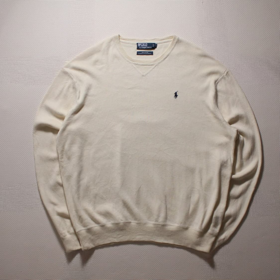 Polo 폴로 랄프로렌 아이보리 라운드 니트 상품이미지1