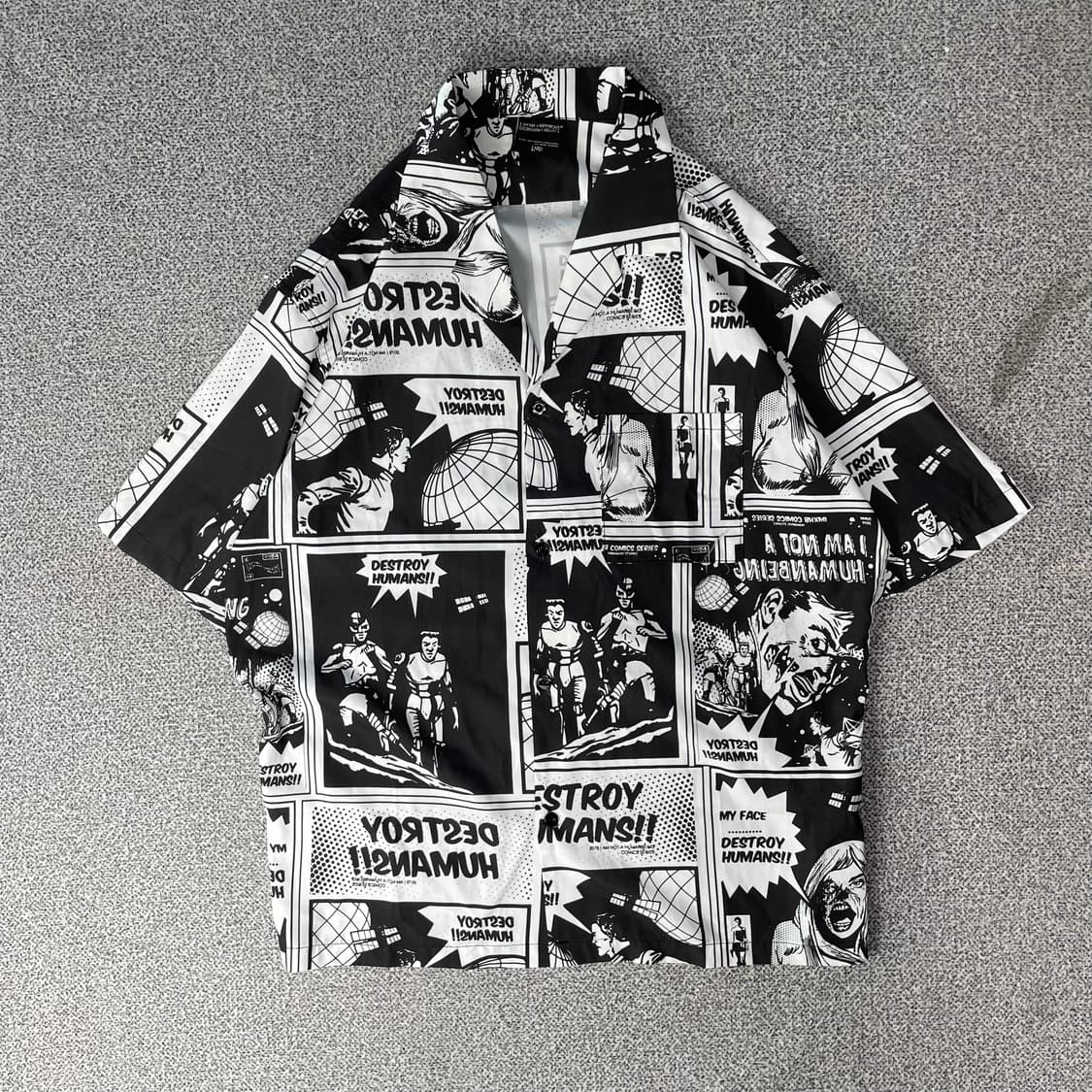 아임낫휴먼비잉 반팔 셔츠 상품이미지1