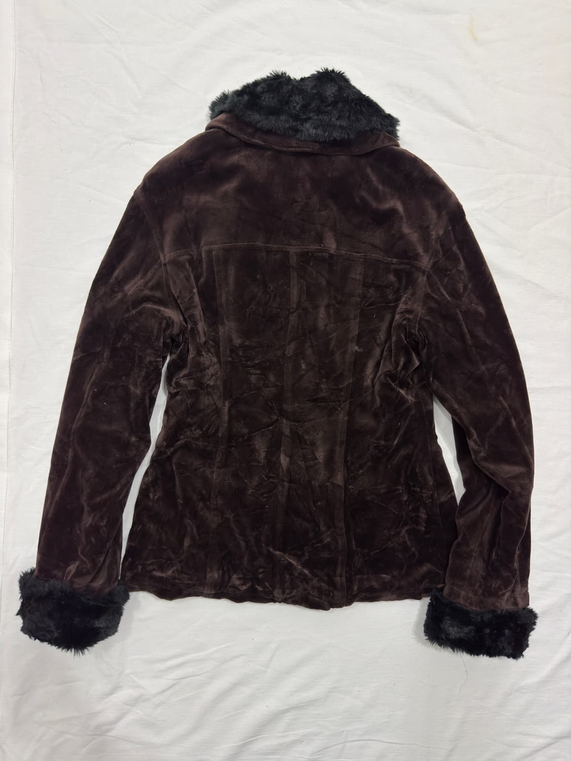 velvet fur treeming pocket jacket 상품이미지4
