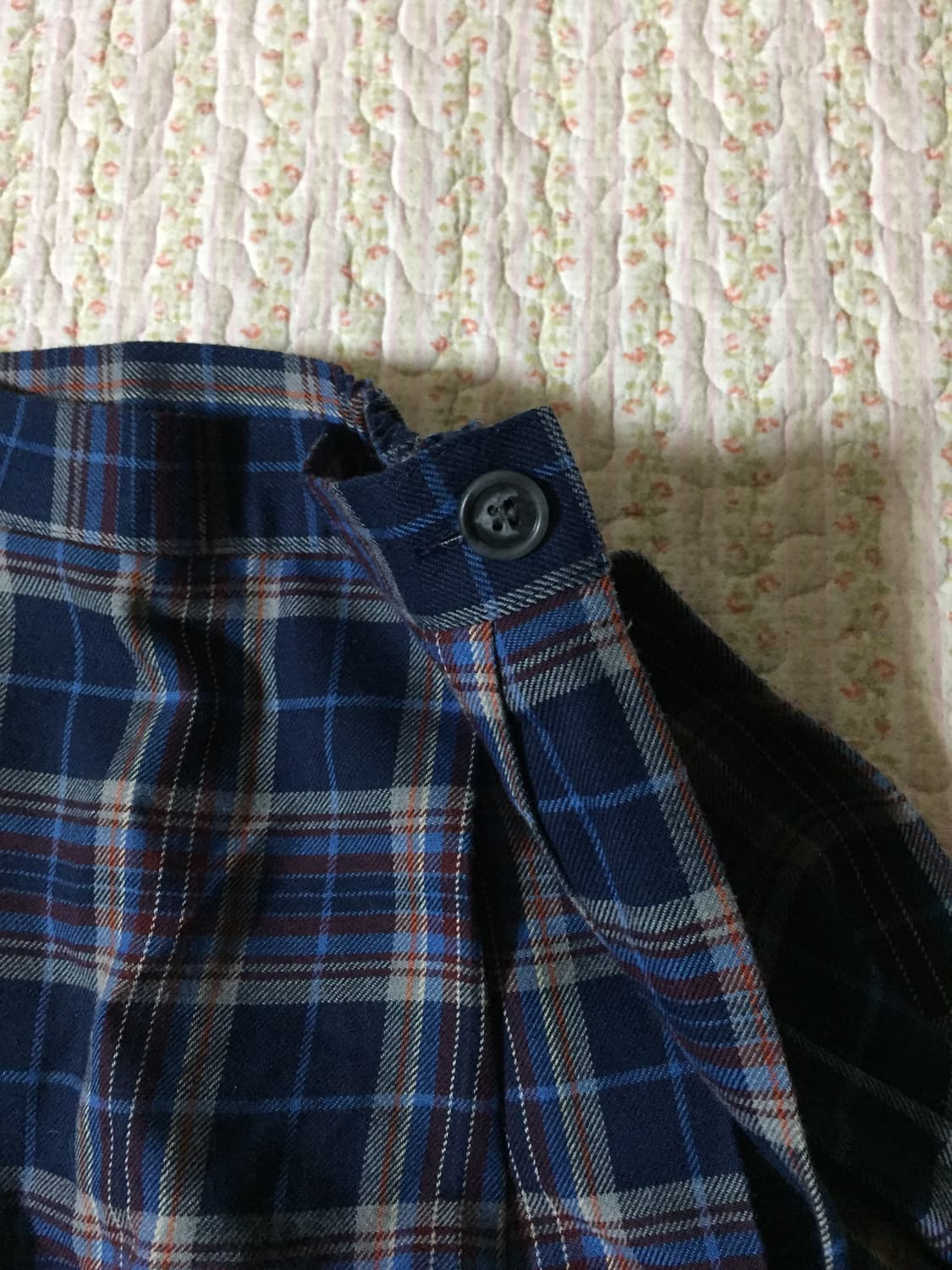 Vintage check skirt 상품이미지4