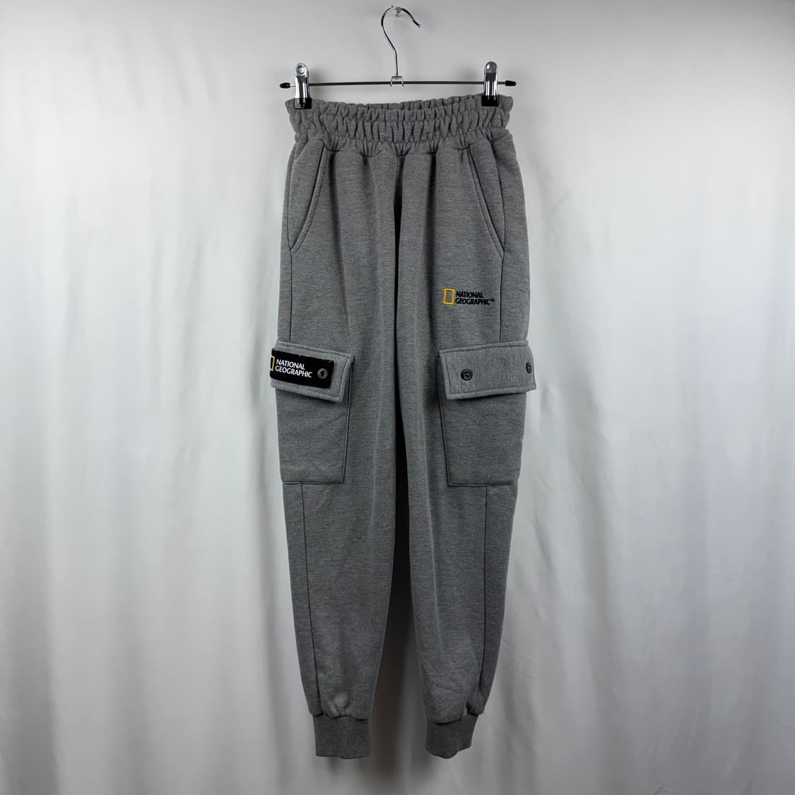 (S) 내셔널지오그래픽 카고 스웻 조거 팬츠 그레이 상품이미지2