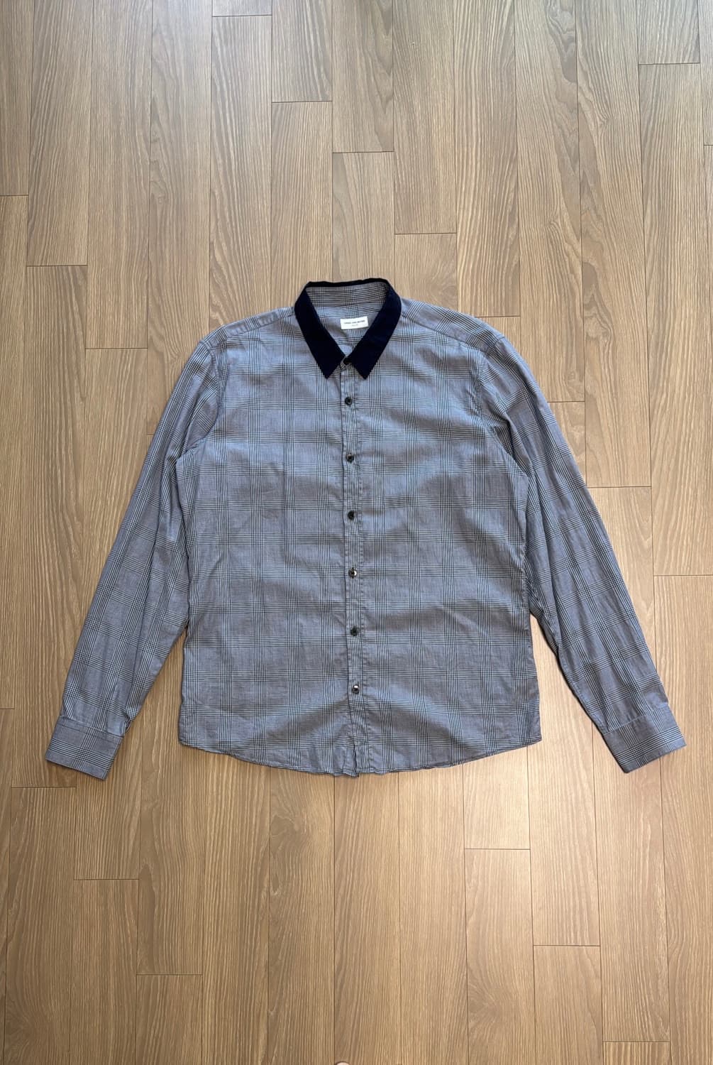 드리스반노튼 체크 셔츠 상품이미지3