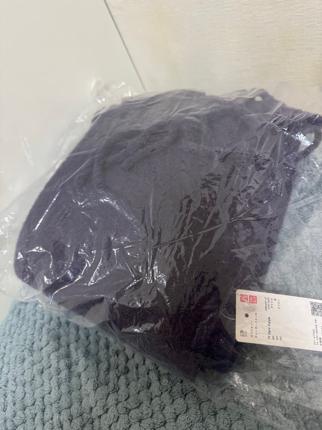 [새상품]유니클로 수플레얀청키스톨 머플러 상품이미지6