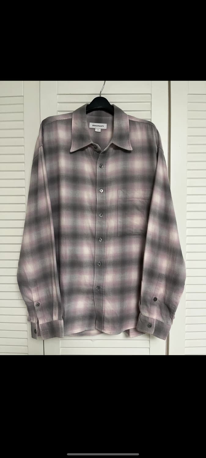 999휴머니티 이지 체크 셔츠 V3 페이디드 핑크 2 상품이미지2