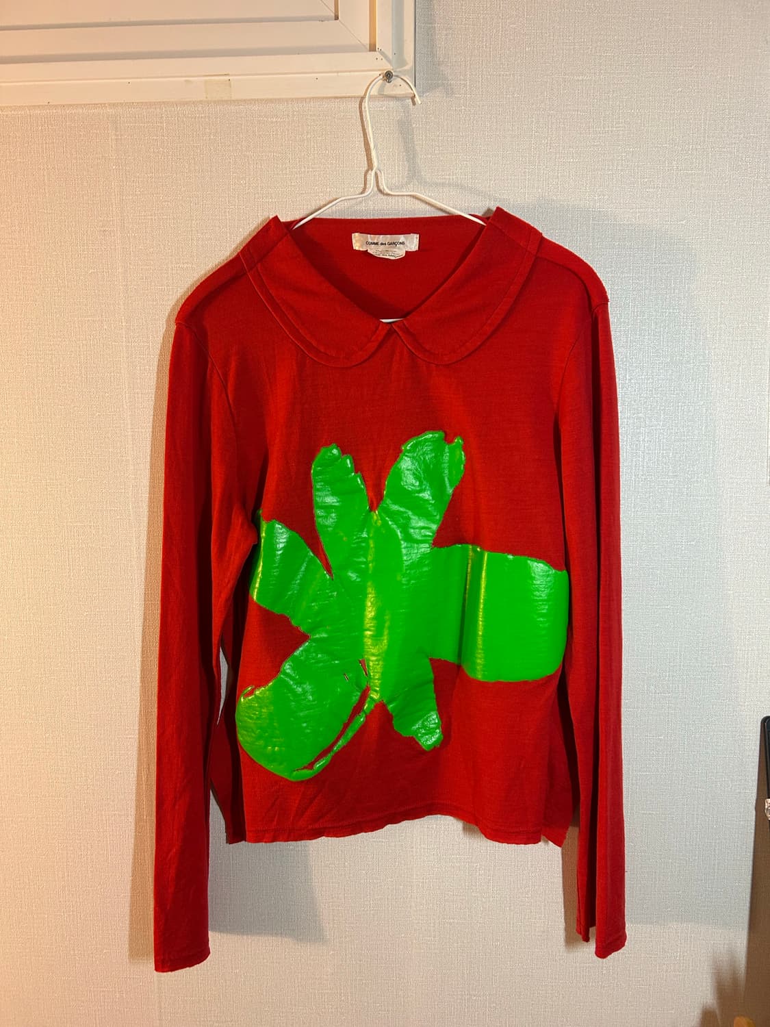 꼼데 가르송 다자이너 2d 라인 토마토 슬리브  상품이미지1