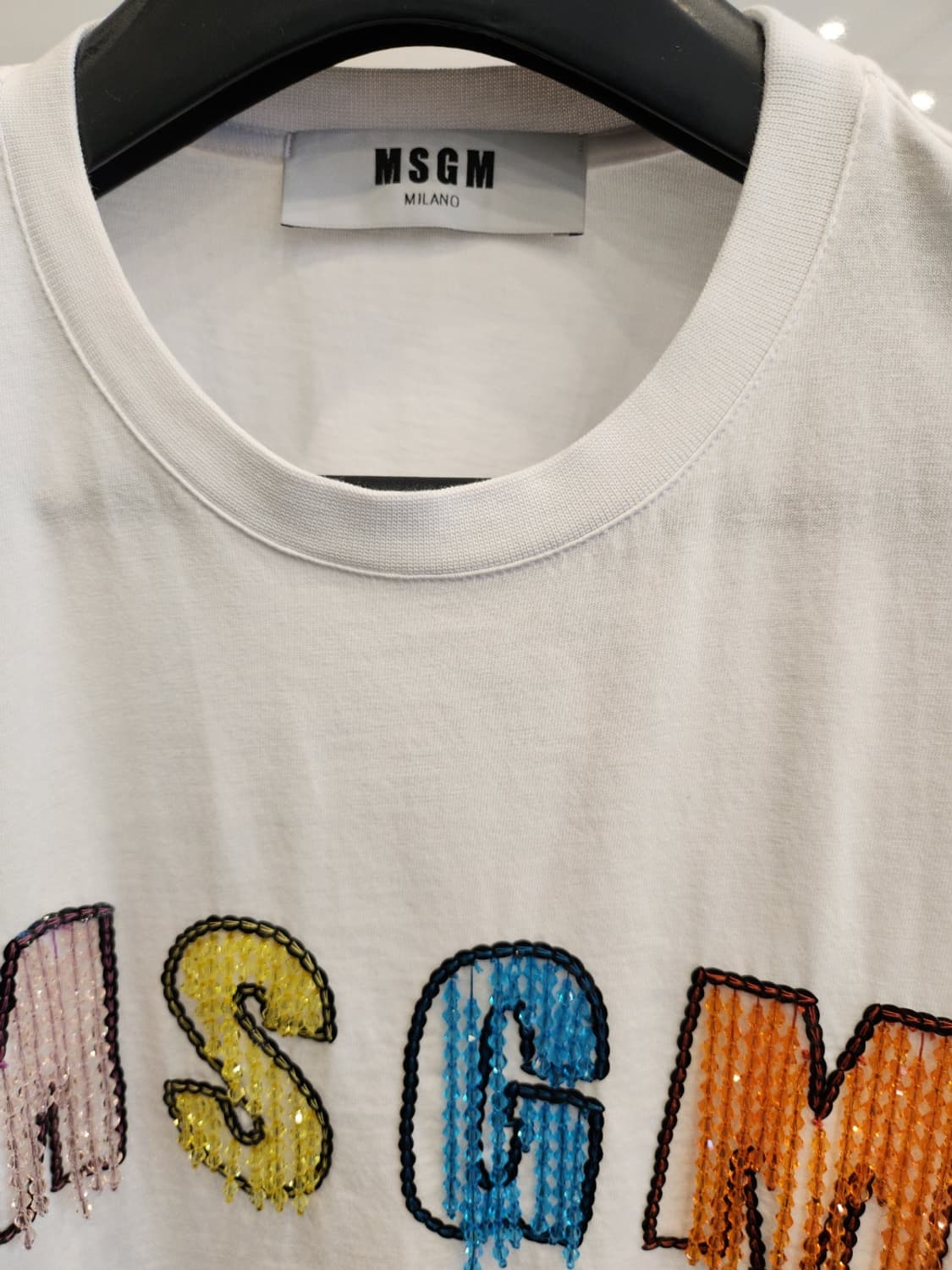 MSGM 비즈장식 여성반팔 상품이미지3