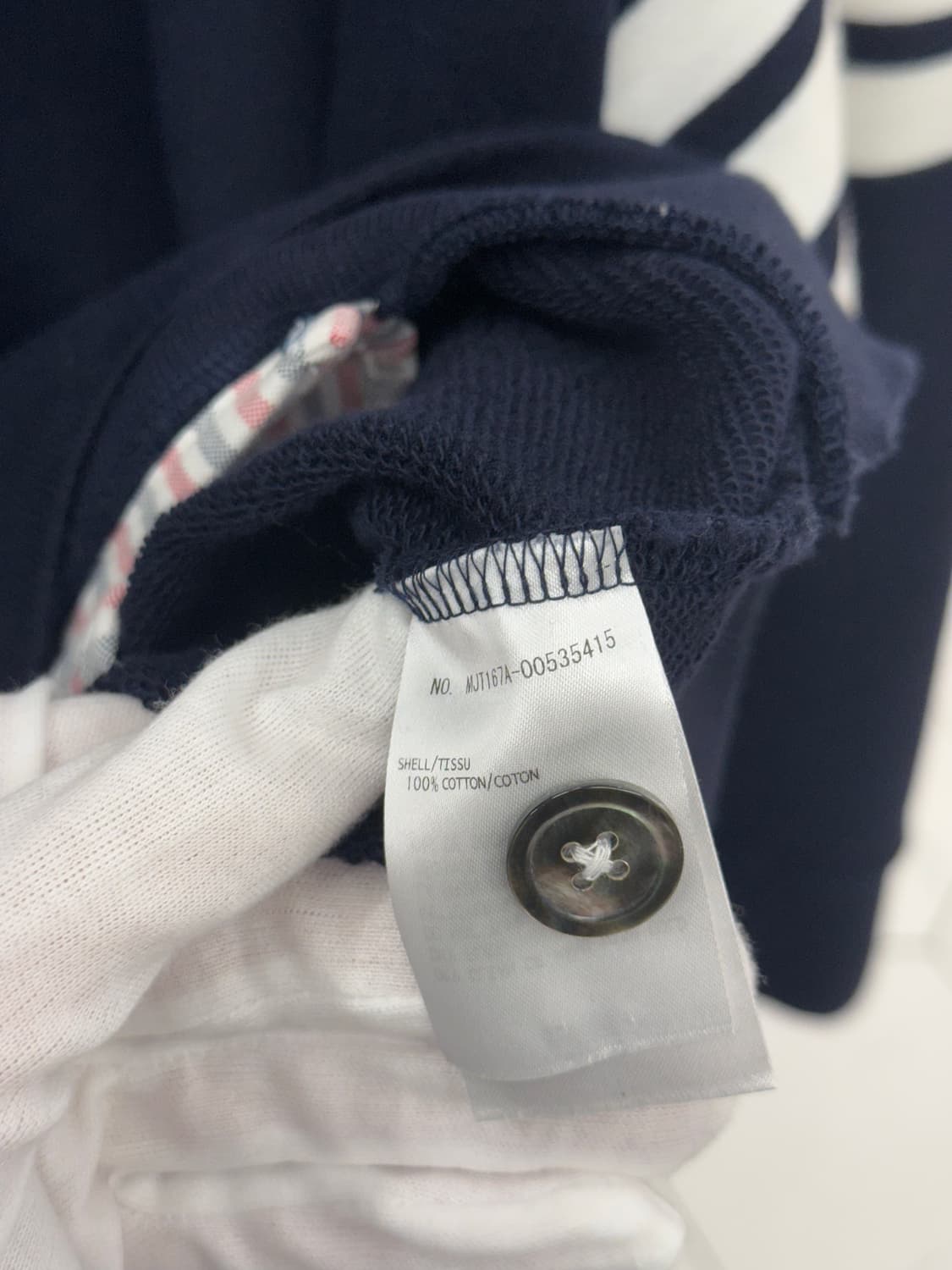 [4] 톰브라운 사선완장 코튼 가디건 상품이미지6