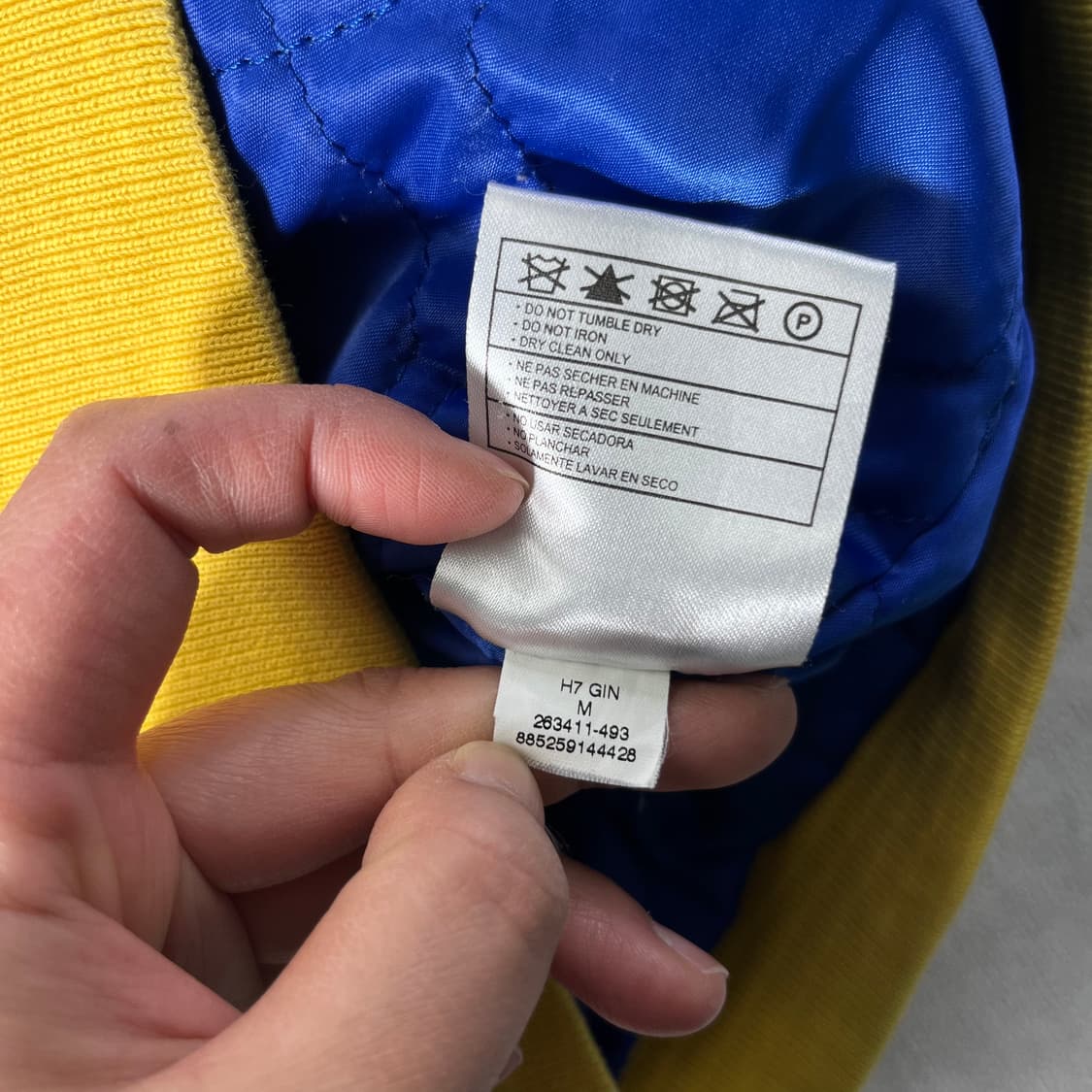 100 나이키 X 슈프림 스타장 슈나장 블루 2007 바시티 자켓 상품이미지10