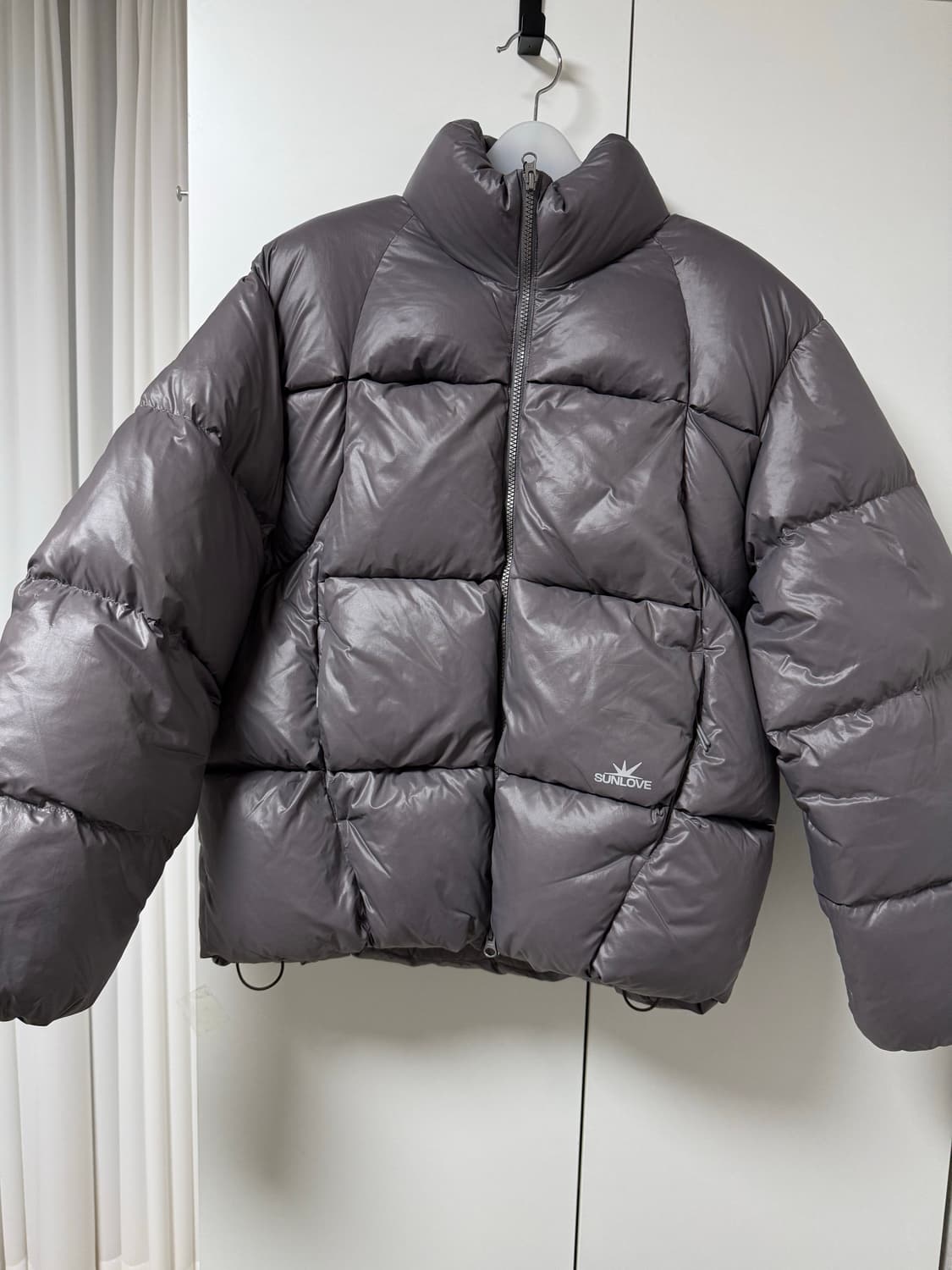 썬러브 Toray Slice Down Jacket Grey 상품이미지2