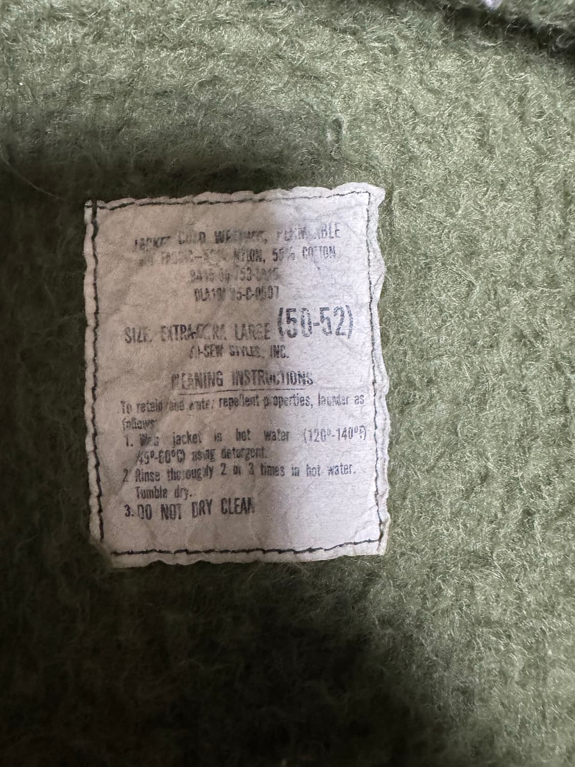 미해군 a2 덱자켓 xxl  상품이미지3