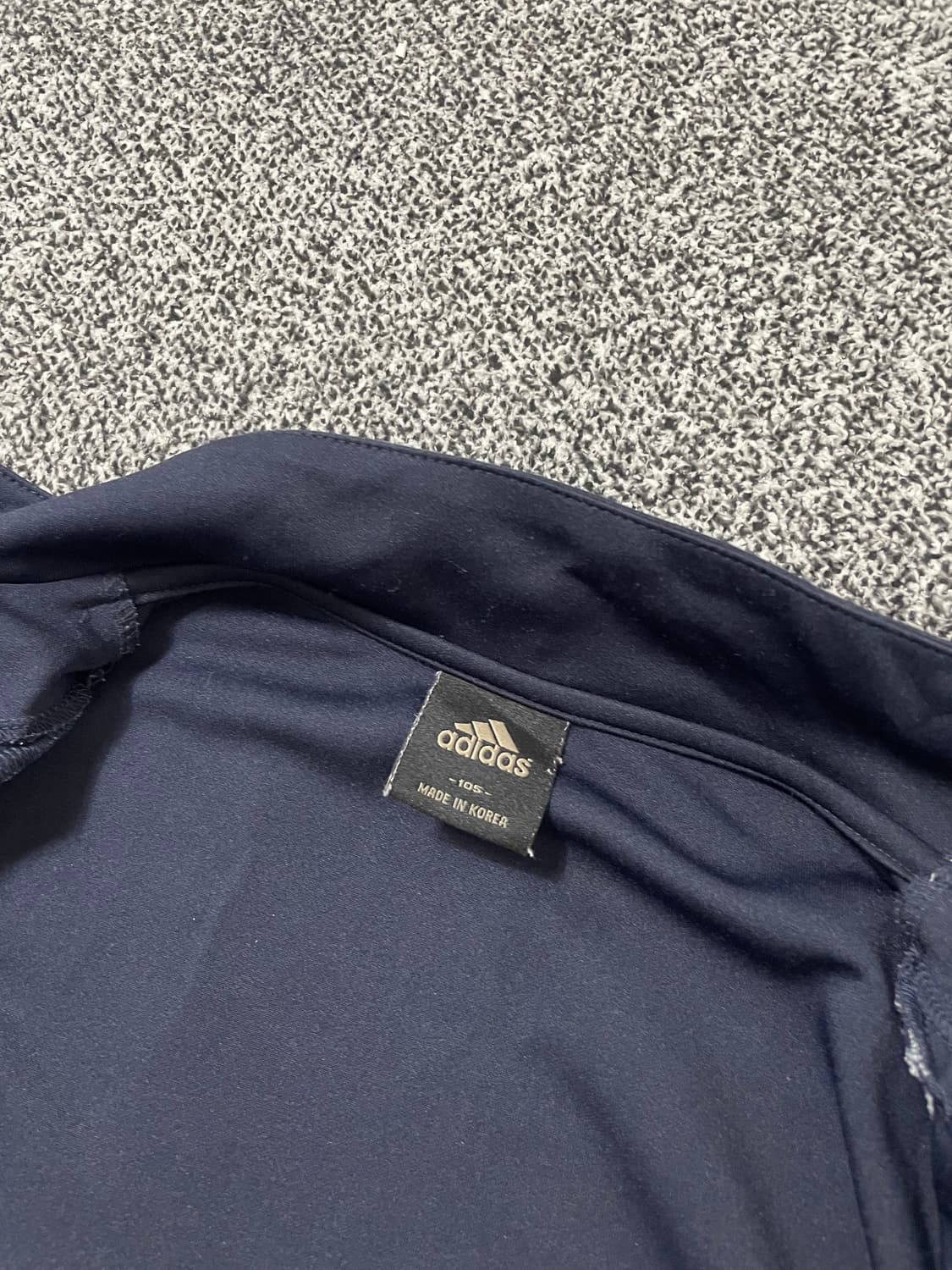 빈티지9. 아디다스 다크네이비 배색 트랙탑 져지  상품이미지5