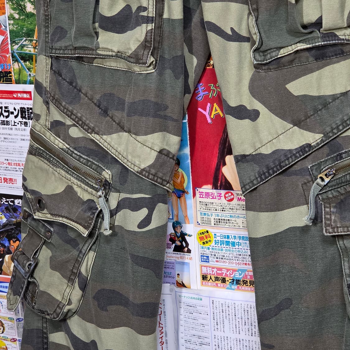 빈티지 카모 멀티포켓 카고 팬츠 상품이미지4