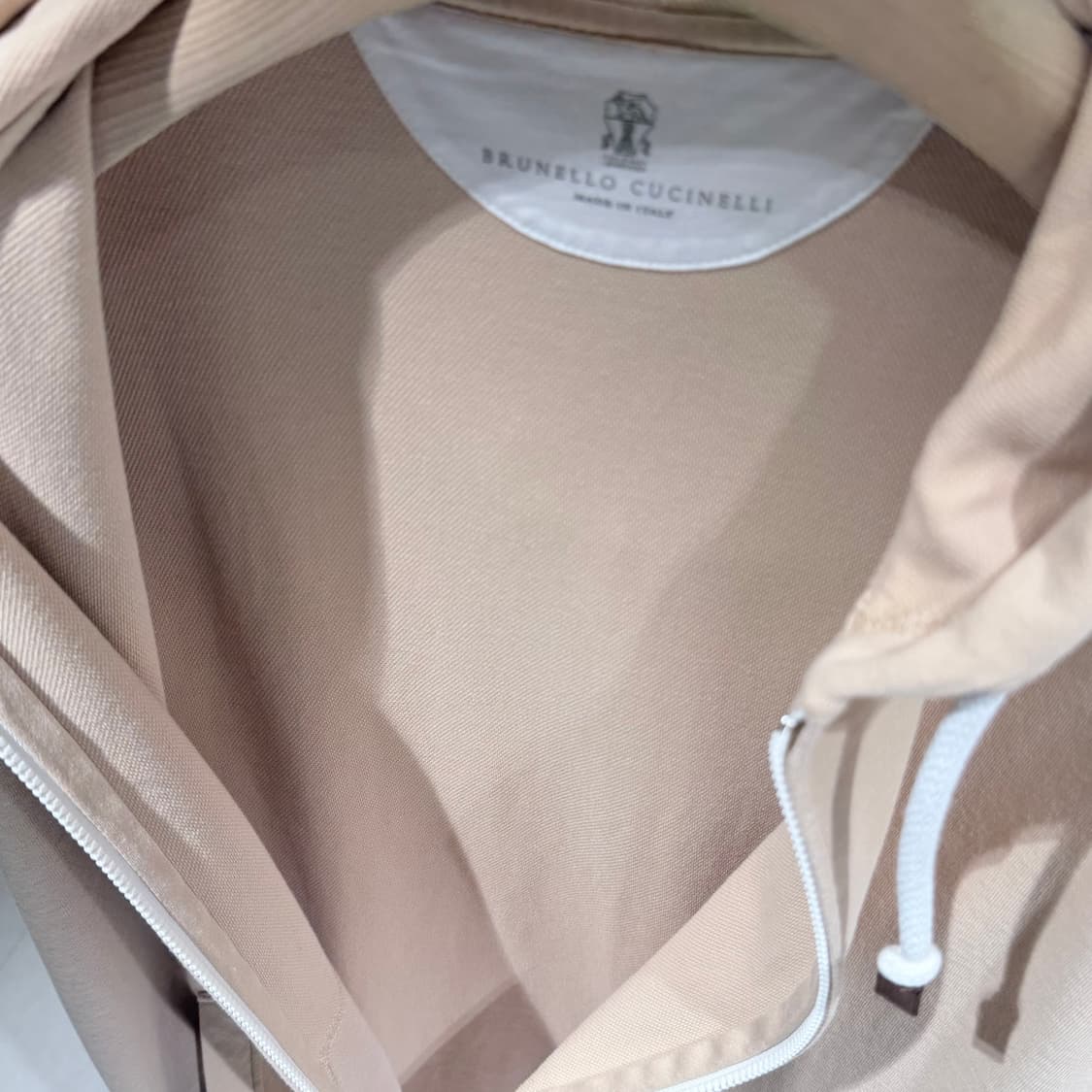 (A+/XL) / 브루넬로 쿠치넬리 코튼 후드 집업 베스트 조끼 상품이미지6