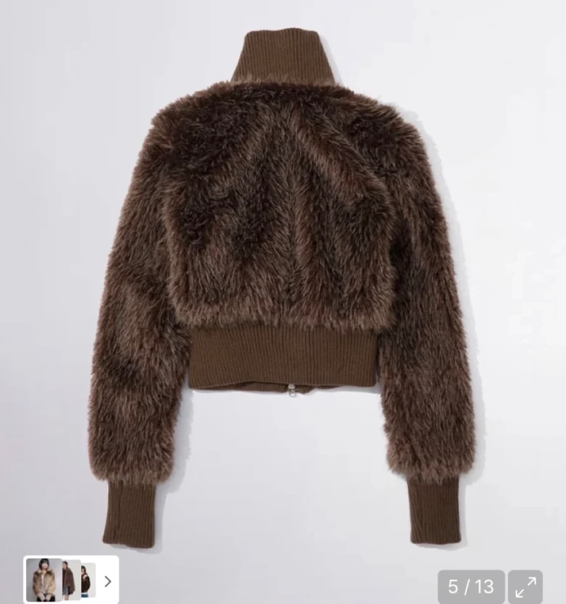 스컬프터 퍼 집업 상품이미지2