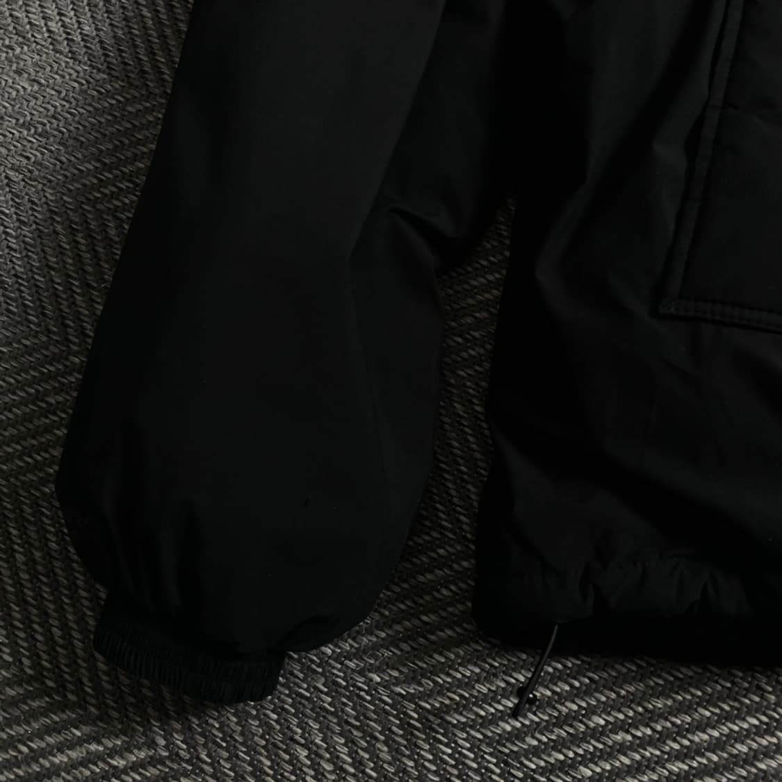 코드그라피 미니멀 푸퍼 숏 패딩 블랙o 4397 상품이미지6