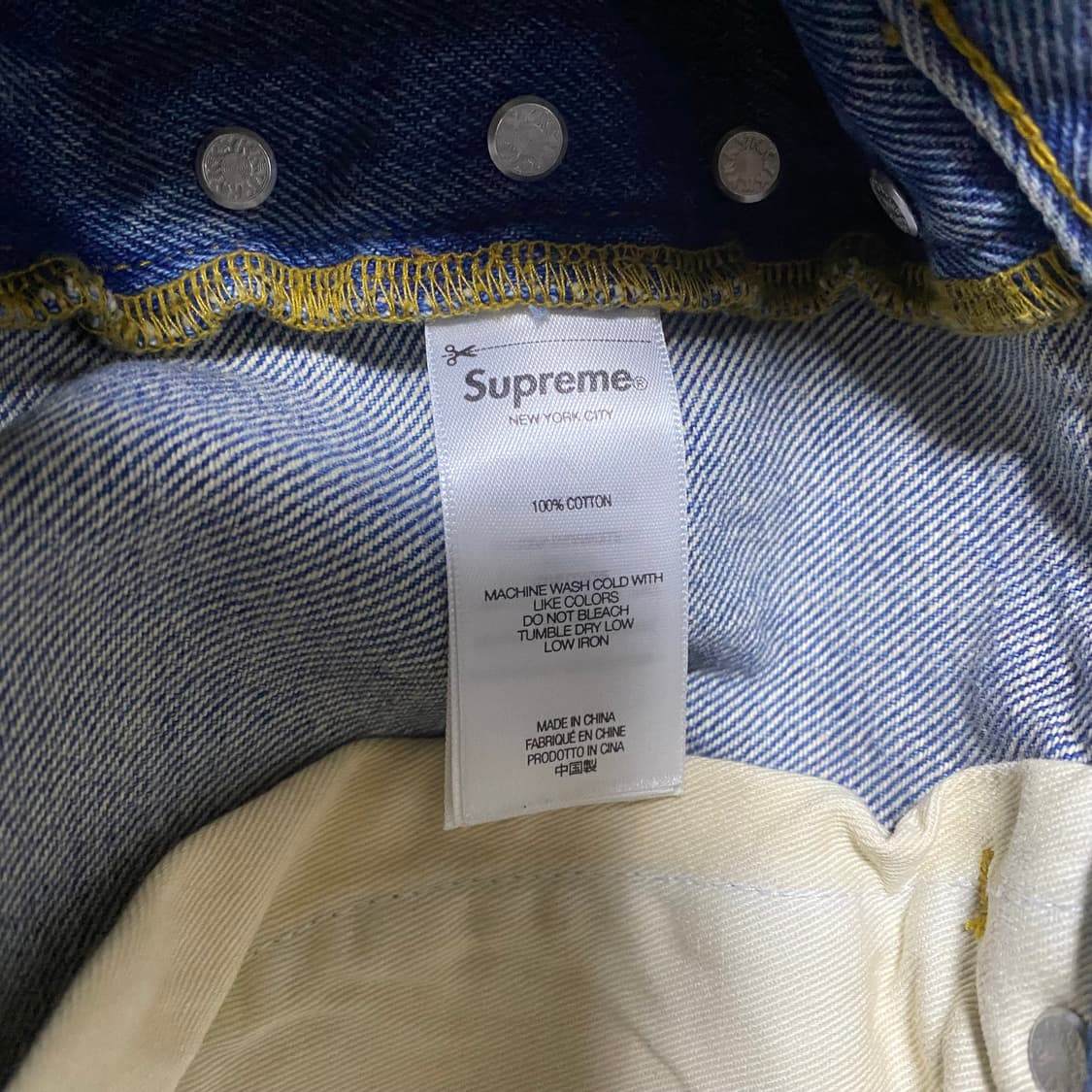 슈프림 레귤러진 인디고 24SS 상품이미지6