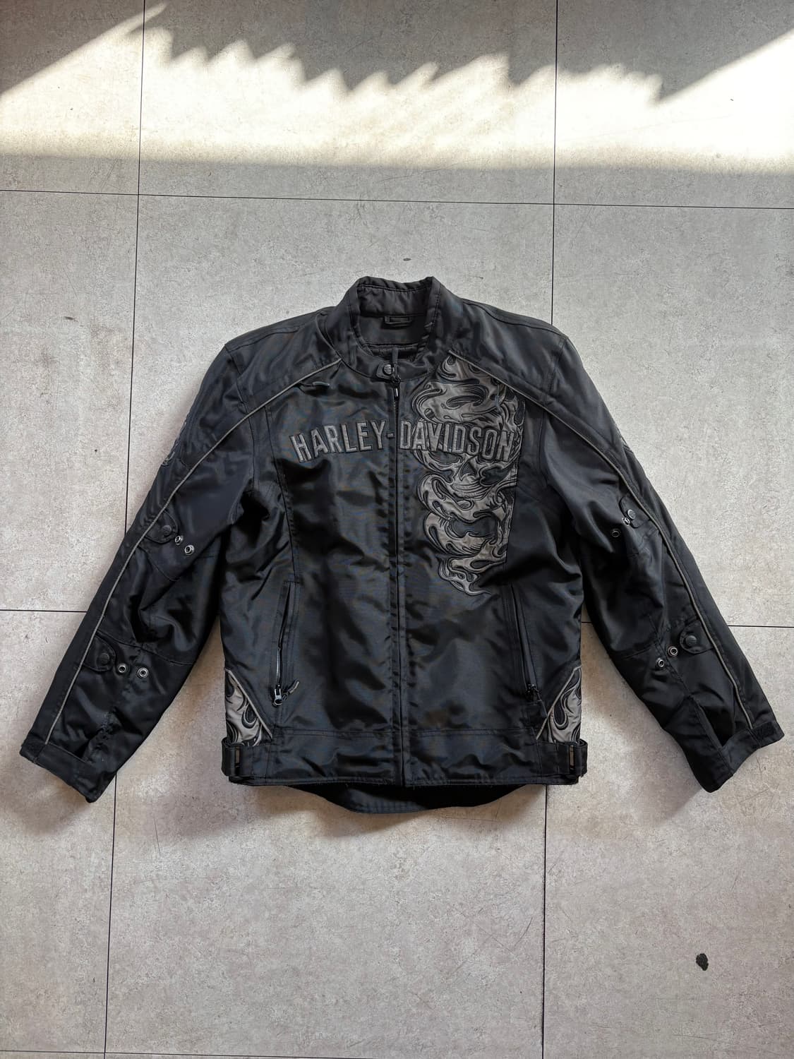 Harley davidson 할리 데이비슨 레이싱 자켓 스컬 스카치 상품이미지1