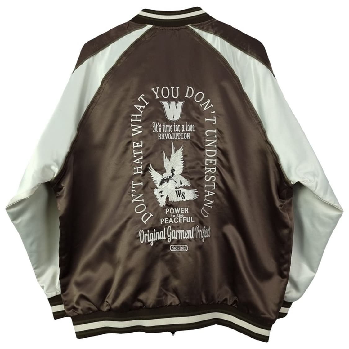 [오가프] 사틴 수베니어 스카쟌 블루종 자켓 M18962 상품이미지3