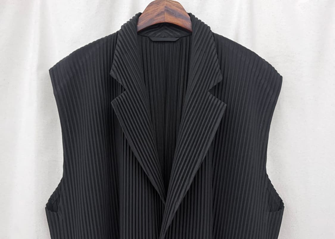 옴므플리세 롱 베스트 3사이즈 상품이미지2