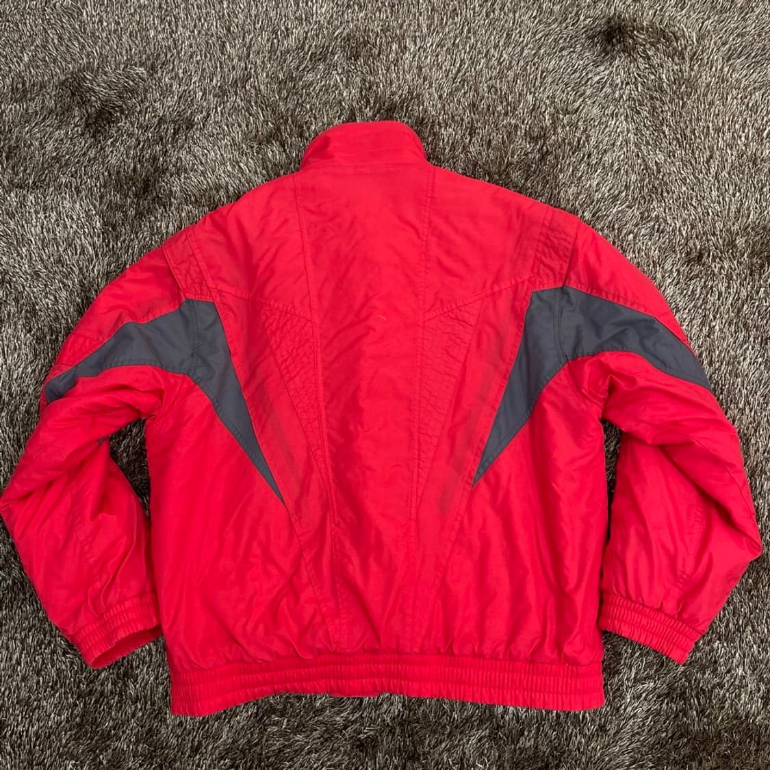프로스펙스 PRO-SPECS 90s 레드 그레이 올드스쿨 패딩 점퍼 M 상품이미지8