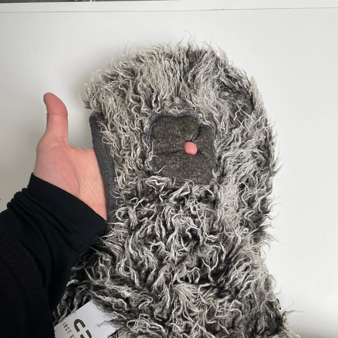 Hooch hardware mixed fibres 퍼 집업 후드 자켓 상품이미지9