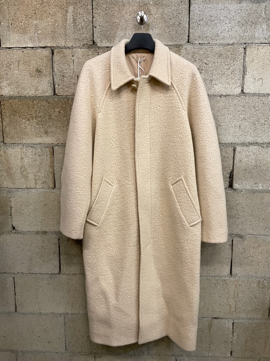 아모멘토 부클 알파카 울 코트 상품이미지1