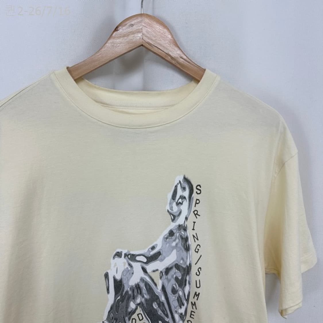 애드오프 남자 면 반팔티 M 상품이미지2