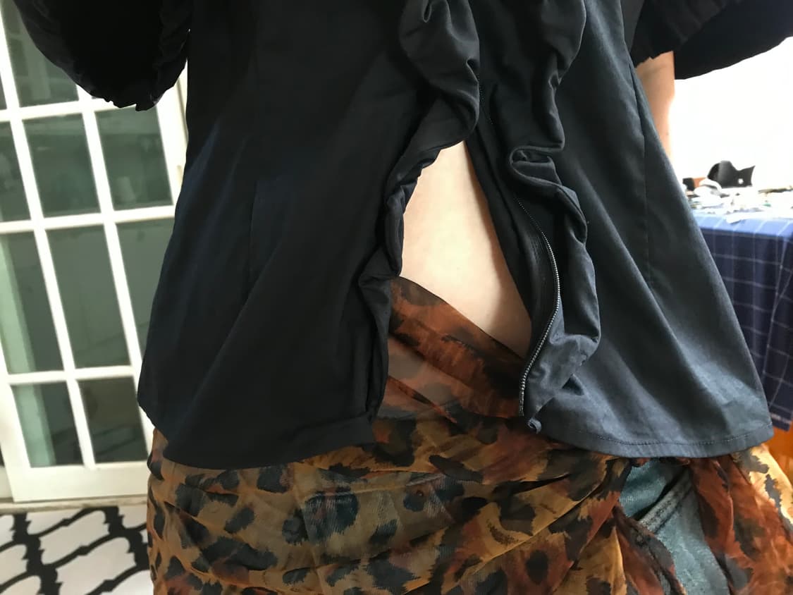 vintage frill zip-up 상품이미지3